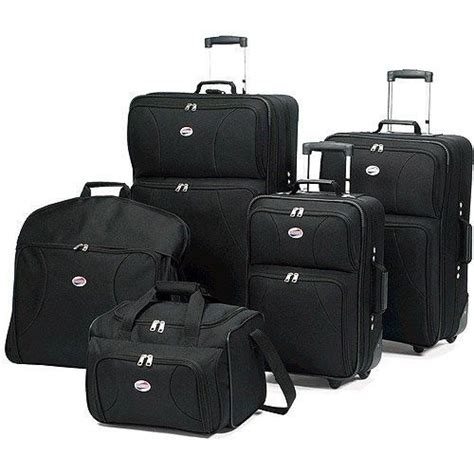 luggage with garment bag included